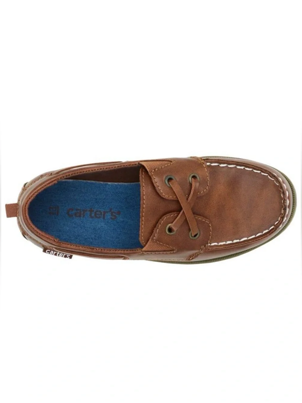 Carter's Boys Brown Moccasin-Style Boat Shoe